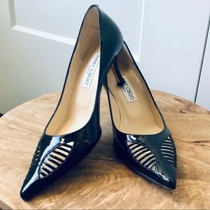 Authentic Jimmy Choo Patent Leather Heel